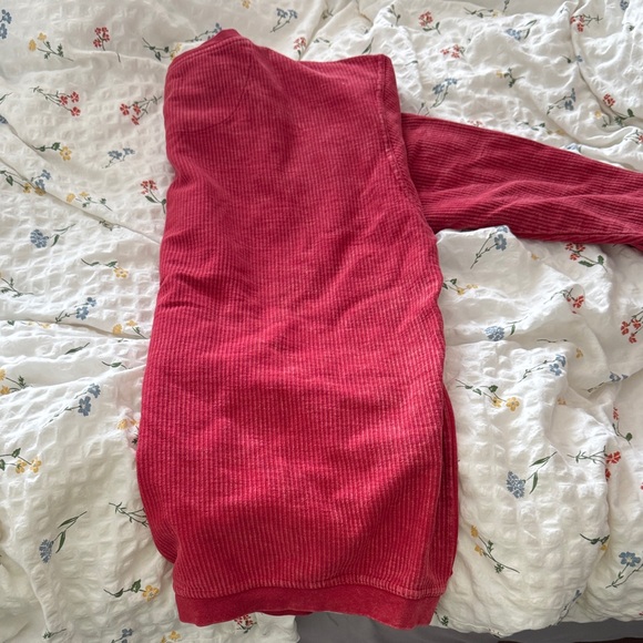 Edwin Red Ribbed Sweatshirt - Picture 5 of 5